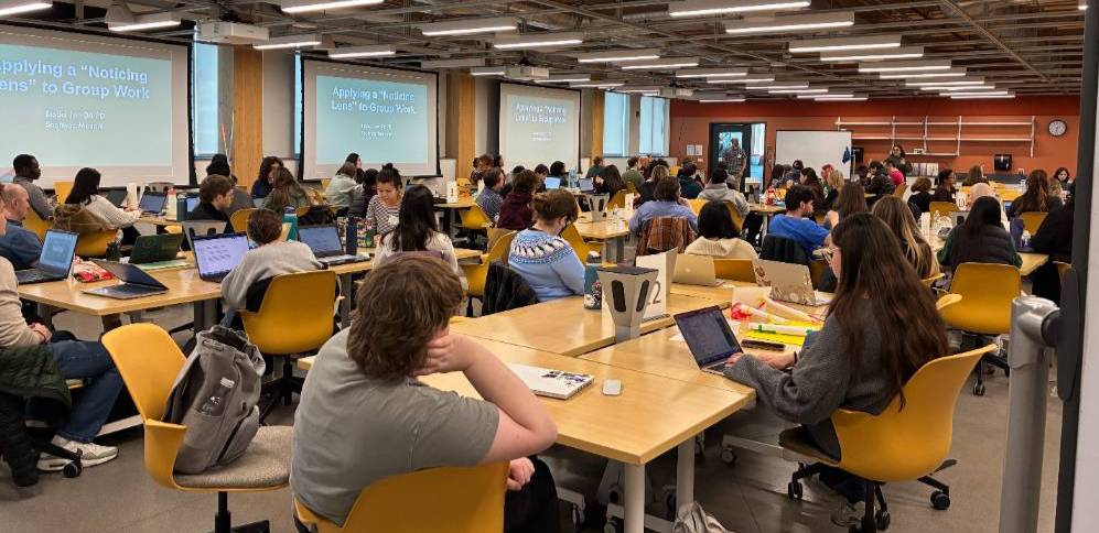 Annual Staff Training Workshop in a large classroom